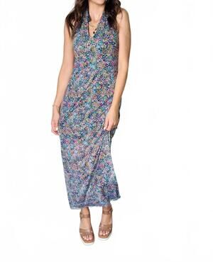 NEW VIERECK vodka maxi dress in magnolia mesh